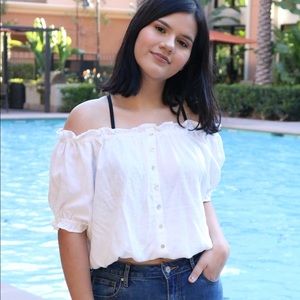 Off white top